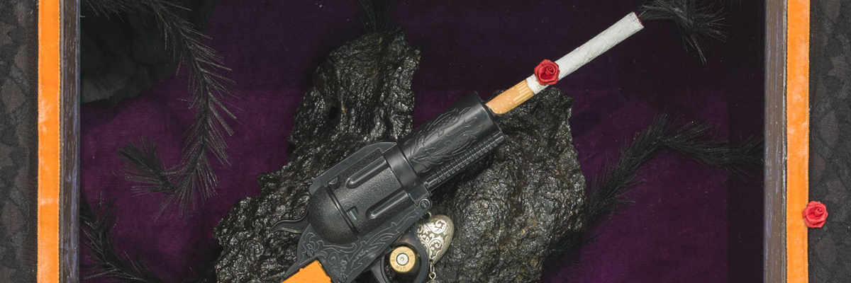 My Smoking Gun (Detail) by Sarah Kelly